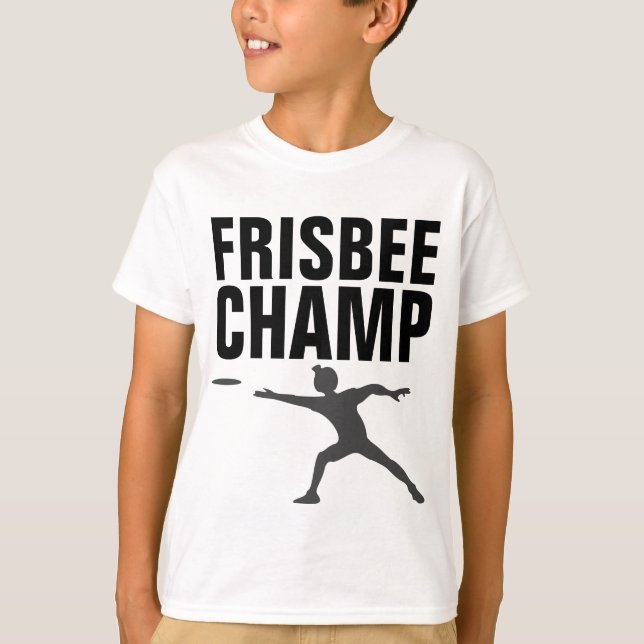 CHEMISES T-SHIRT CHAMPION DE FRISBEE (Devant)