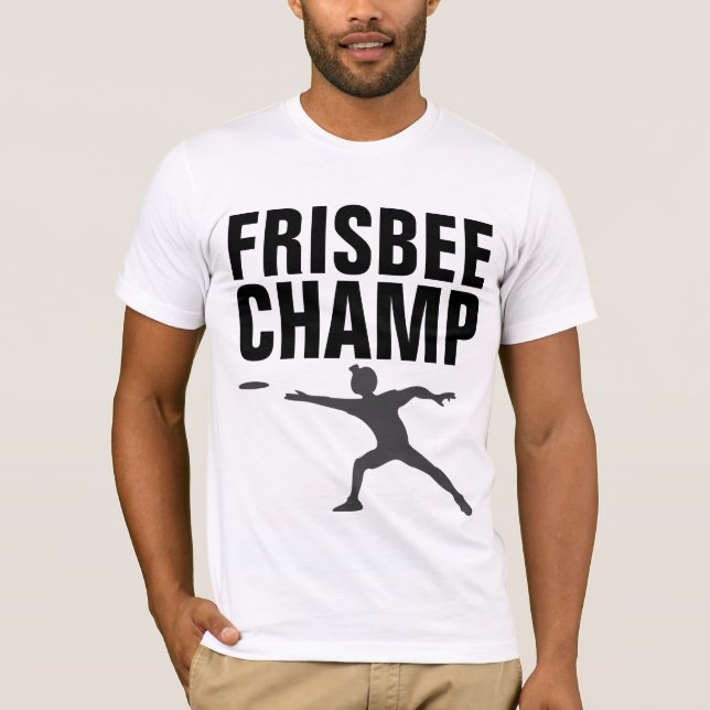 CHEMISES T-SHIRT CHAMPION DE FRISBEE (Devant)