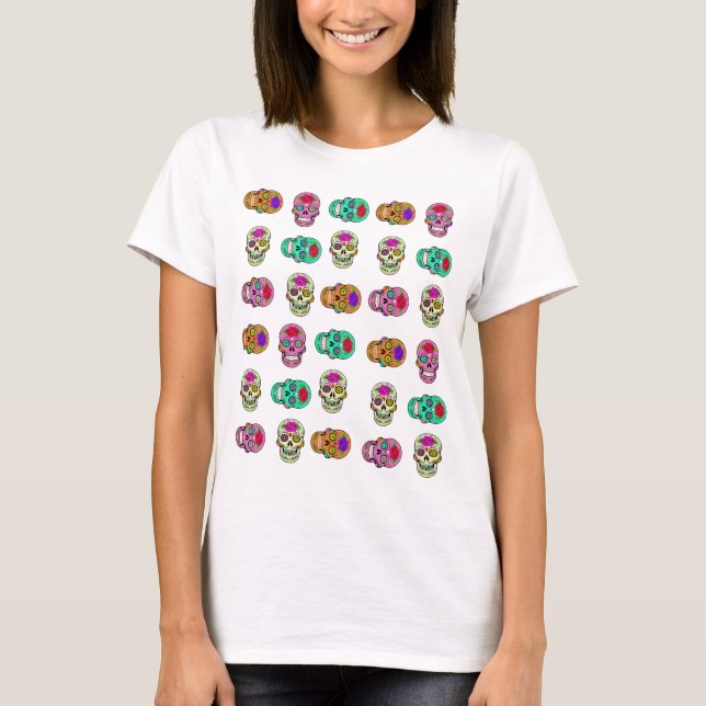 Chemises T-Shirt Crânes de Sucre (Devant)