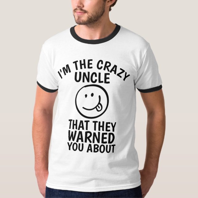 CHEMISES T-SHIRT DRÔLE ONCLE FOUS (Devant)