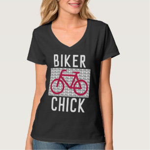CHEMISES T-SHIRT FEMMES MOTARDS À VÉLO