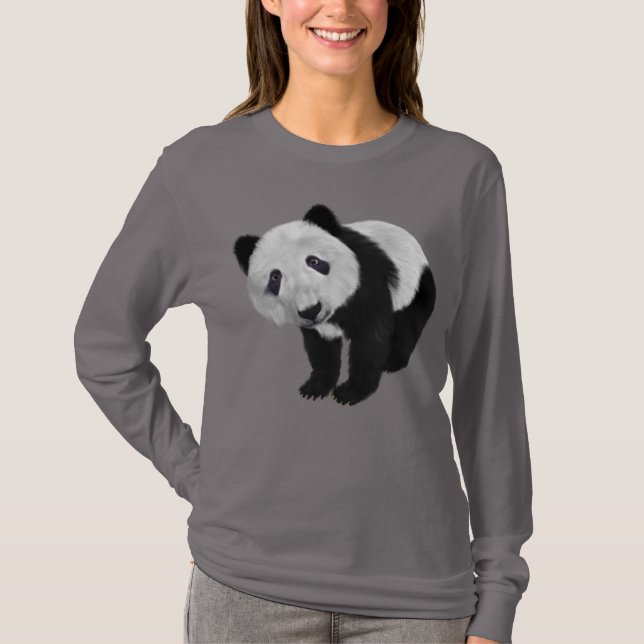 CHEMISES T-SHIRT FEMMES PANDA MIGNON (Devant)