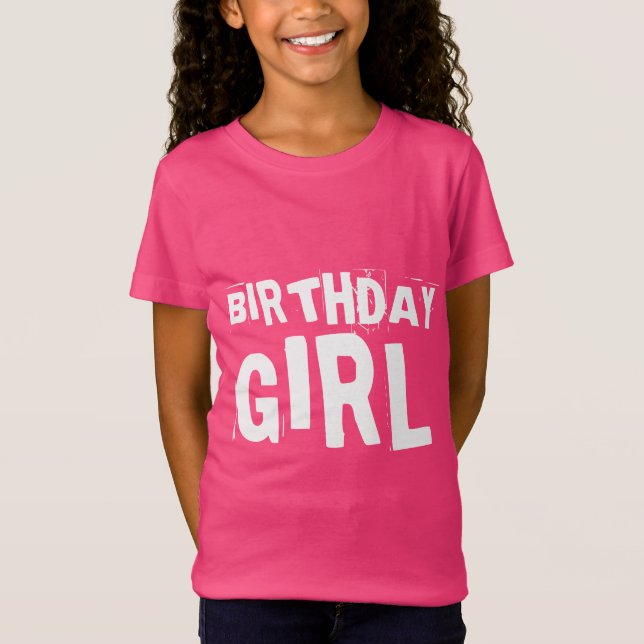 CHEMISES T-SHIRT FILLE FÊTÉE (Devant)
