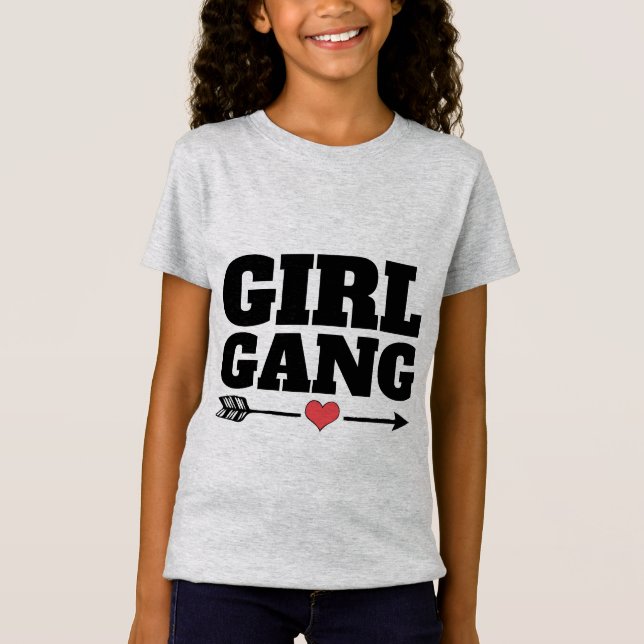 Chemises T-Shirt Gang de filles (Devant)