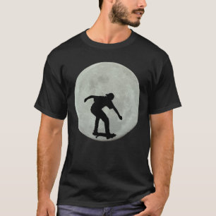 CHEMISES T-SHIRT LUNE DE SKATEBOARD