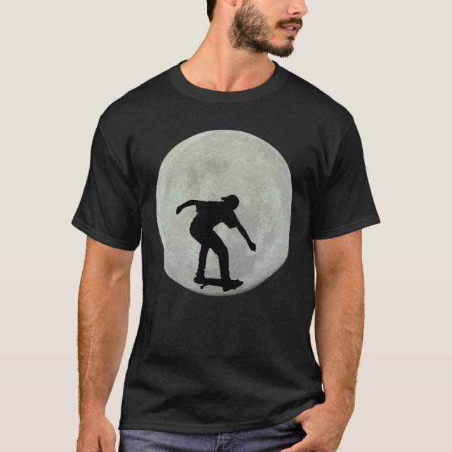 CHEMISES T-SHIRT LUNE DE SKATEBOARD (Devant)