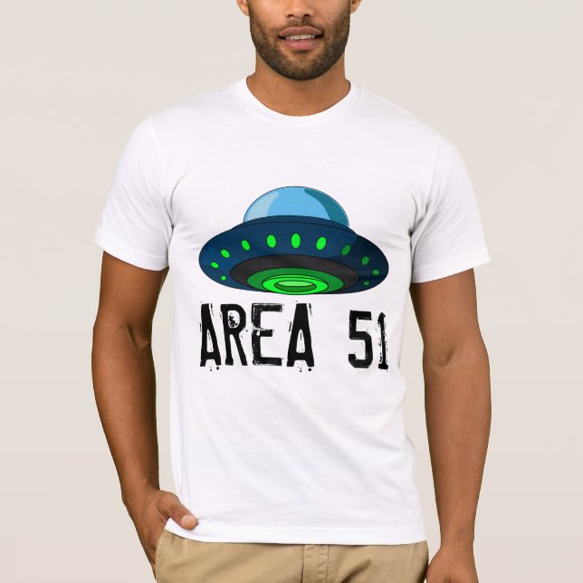 CHEMISES T-SHIRTS AREA 51 UFO (Devant)