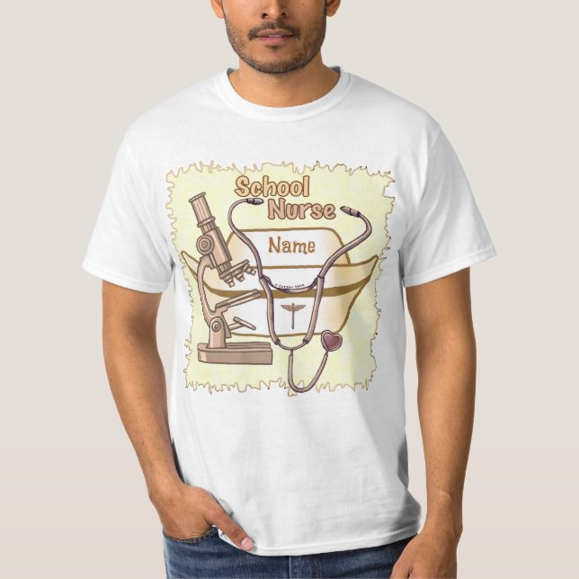 Chemises T-shirts Cool Infirmière scolaire (Devant)