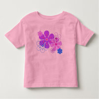 Chemises T-Shirts de pluie de fleurs