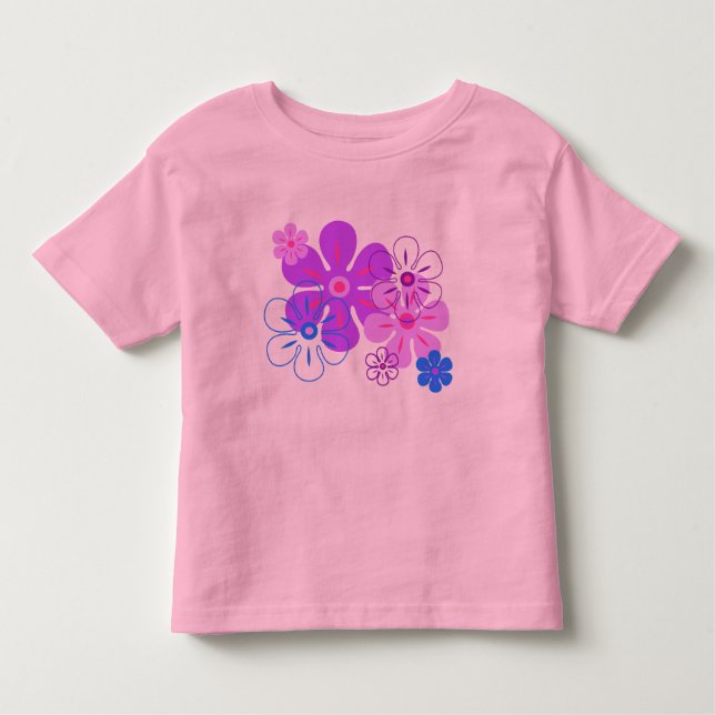 Chemises T-Shirts de pluie de fleurs (Devant)