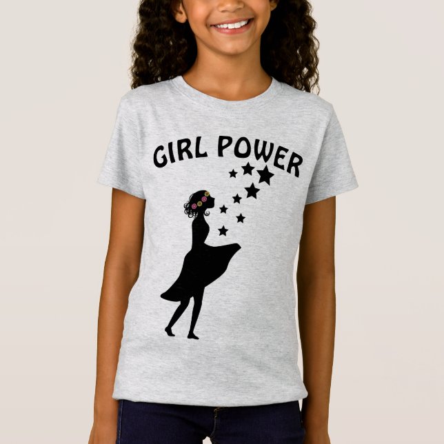 CHEMISES T-SHIRTS FILLE PUISSANCE (Devant)
