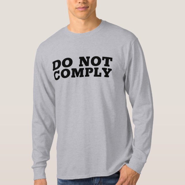 CHEMISES T-SHIRTS NE PAS OBEIR (Devant)