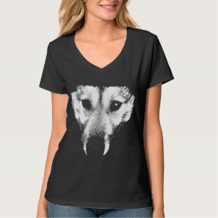 Chemises Tee - shirts Husky T-Shirt Husky Wolf