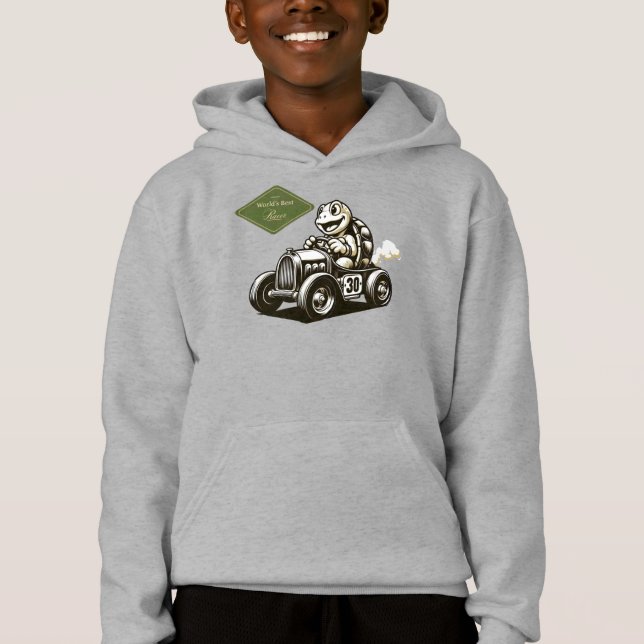 Chemises Tri-Blend de tortue de dessin animé vinta (Devant)