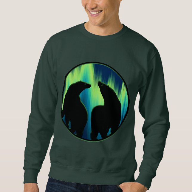 Chemises unisexes d'ours de l'aurore de sweatshirt (Devant)