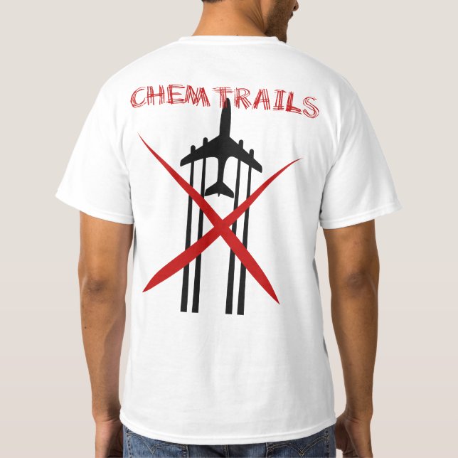 Chemtrails sont mal tshirt léger (Dos)