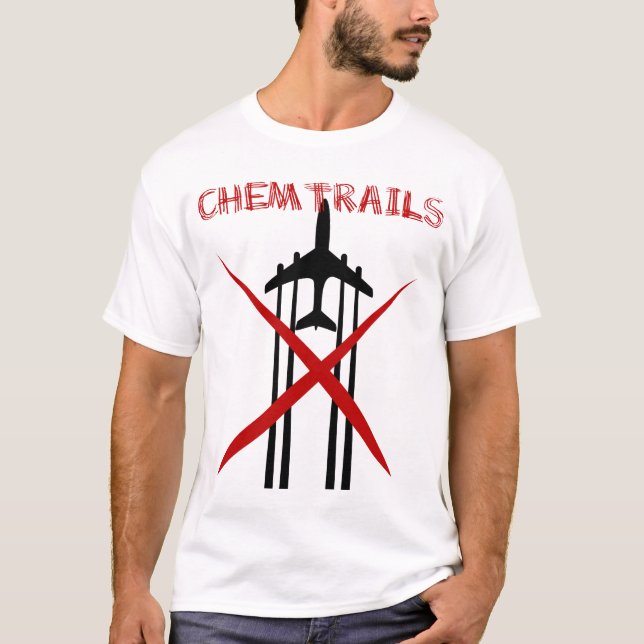 Chemtrails sont T-shirt faux (Devant)