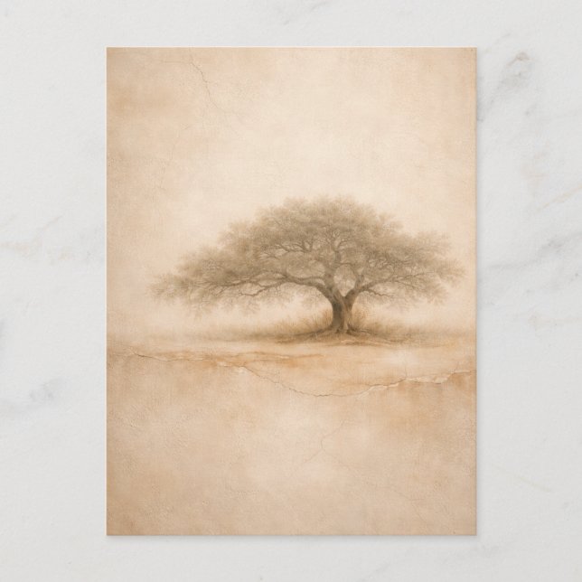 Chêne Ancien | Art de chêne du Sud | Carte postale (Devant)