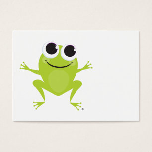 Chèque-cadeau heureux de grenouille