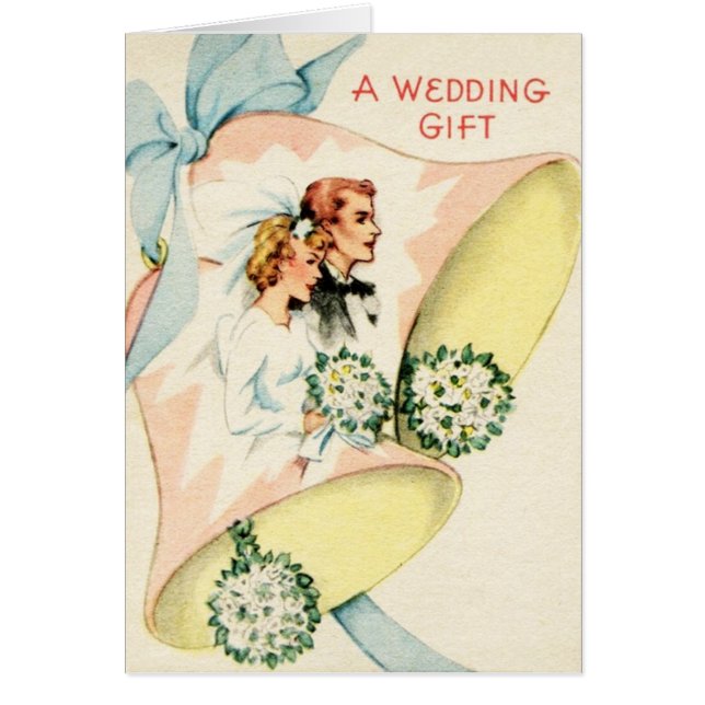 Chèque-cadeau vintage de mariage (Devant)
