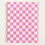 Chèque rose, Motif en damier, À damiers<br><div class="desc">à damiers Motif - damier blanc rose et crème.</div>