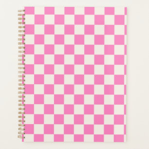 Chèque rose, Motif en damier, À damiers