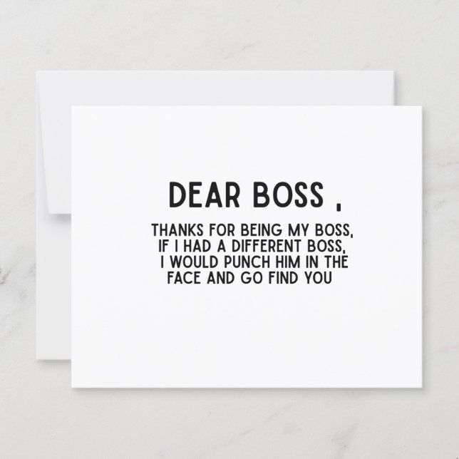 Cher Boss Funny Office (Devant)
