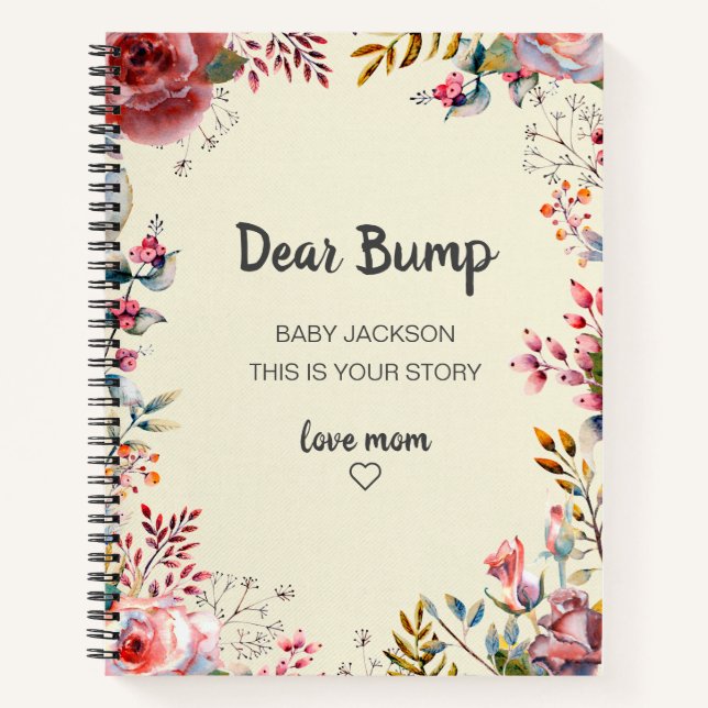 Cher Bump Keepsaké Journal de grossesse (Devant)