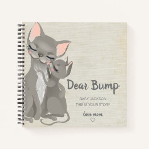 Cher Bump Kitten Keepsaké Journal de grossesse