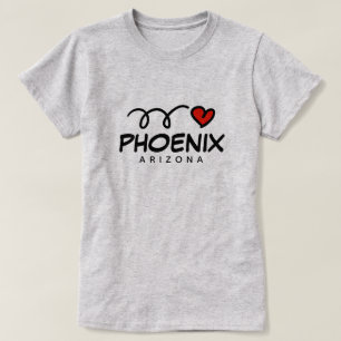 Cher coeur Phoenix Arizona t-shirt femme