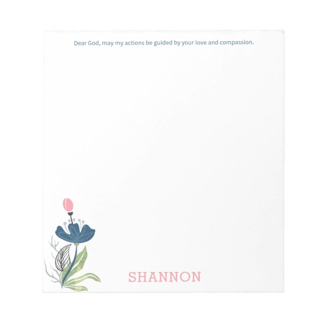 Cher Dieu, guide mes actions Abstrait Bloc-notes f (Devant)