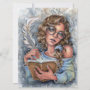 Cher Journal Femme Ecrivain plume stylo livre cart