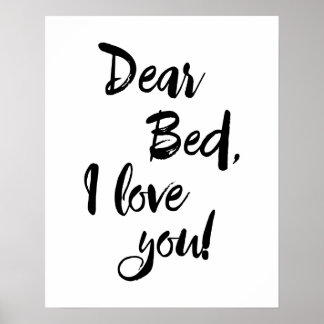 Cher lit Je t'aime Poster