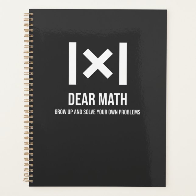 Cher Math Grandis Et Résous Ton Propre Problème (Devant)