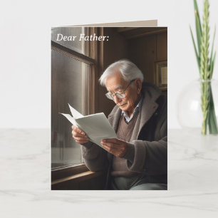 Cher Papa : Carte de la Fête des Pères de loin