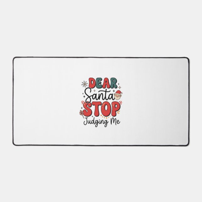 Cher Père Noël Arrête de Me Juger Design de Noël ( (Recto)