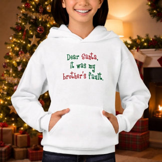 Cher Père Noël C'était La Faute De Mon Frère Noël