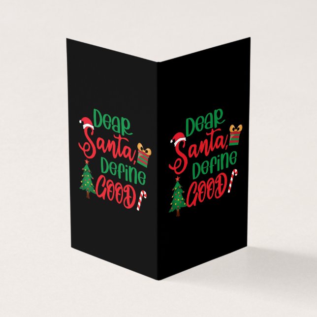 Cher Père Noël Définir Bon Drôle de Noël (Outside)