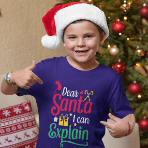 Cher Père Noël, Je Peux Expliquer Le T-Shirt Des E