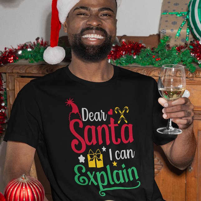 Cher Père Noël, je peux expliquer le T-shirt Homme (Créateur téléchargé)