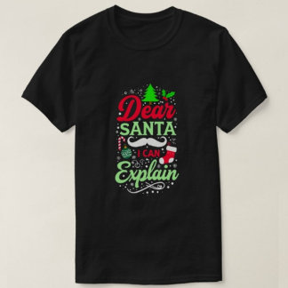 Cher Père Noël, je peux expliquer les t-shirts