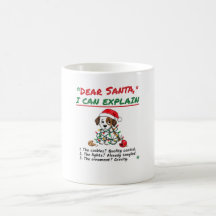 Cher Père Noël, je peux expliquer Tasse de Noël dr