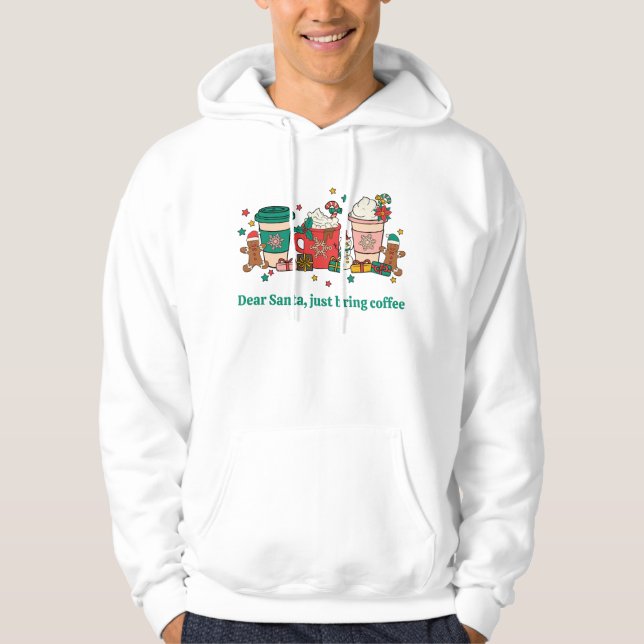 Cher Père Noël, viens juste d'apporter le Sweat -  (Devant)