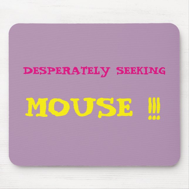 Chercher Désespérément La Souris ! ! ! Tapis de so (Devant)