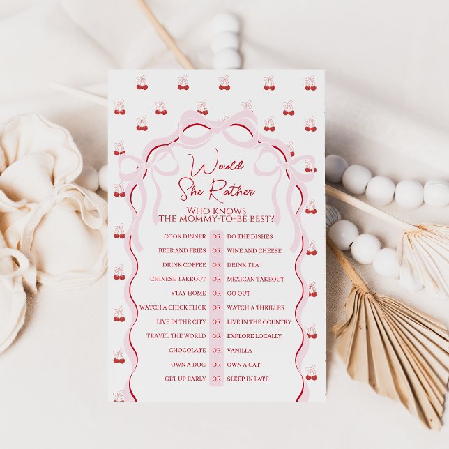 Chercher sur le dessus rose Bow Red Baby shower je (Créateur téléchargé)