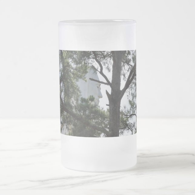 Cherchez Et Trouvez-Moi Frosted Glass Beer Mug (Centre)