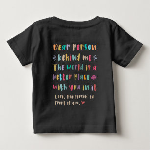Chère personne derrière moi T-shirt