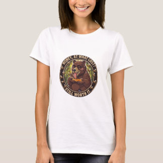 Chéri, à quel prix ? T-shirt drôle d'ours piqué pa