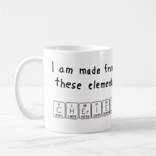 Cherish périodique nom de table mug