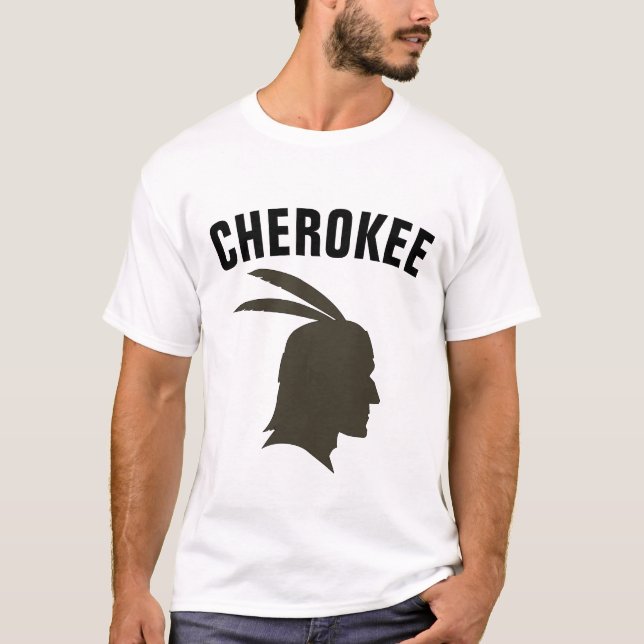 CHEROKEE INDIAN ROOTS T-Shirts (Devant)